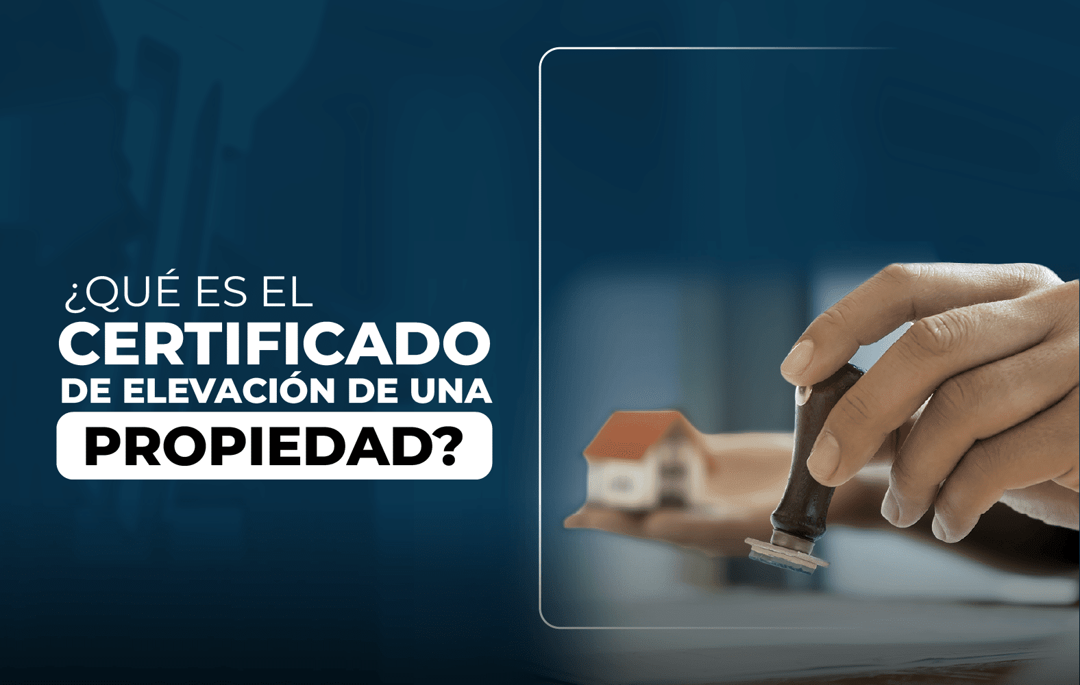 ¿Para qué sirve el certificado de elevación de una propiedad?