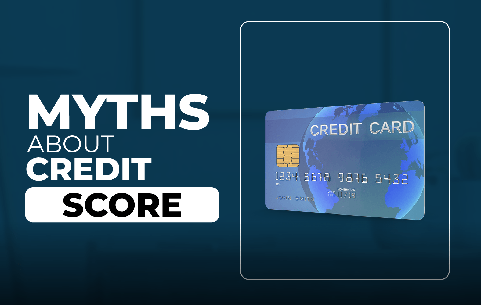 Some myths about credit scores